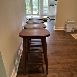 Walnut counter stools