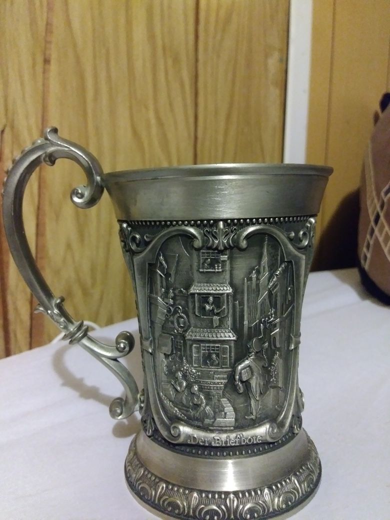 Vintage WMF Zinn German Pewter by Carl Spitzweg