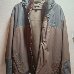 Eddie Bauer Weatheredge Plus Hooded Waterproof Jacket- XL