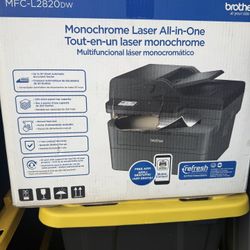 Brother-MFC-L2820DW Monochrome Laser All-In-One Printer 
