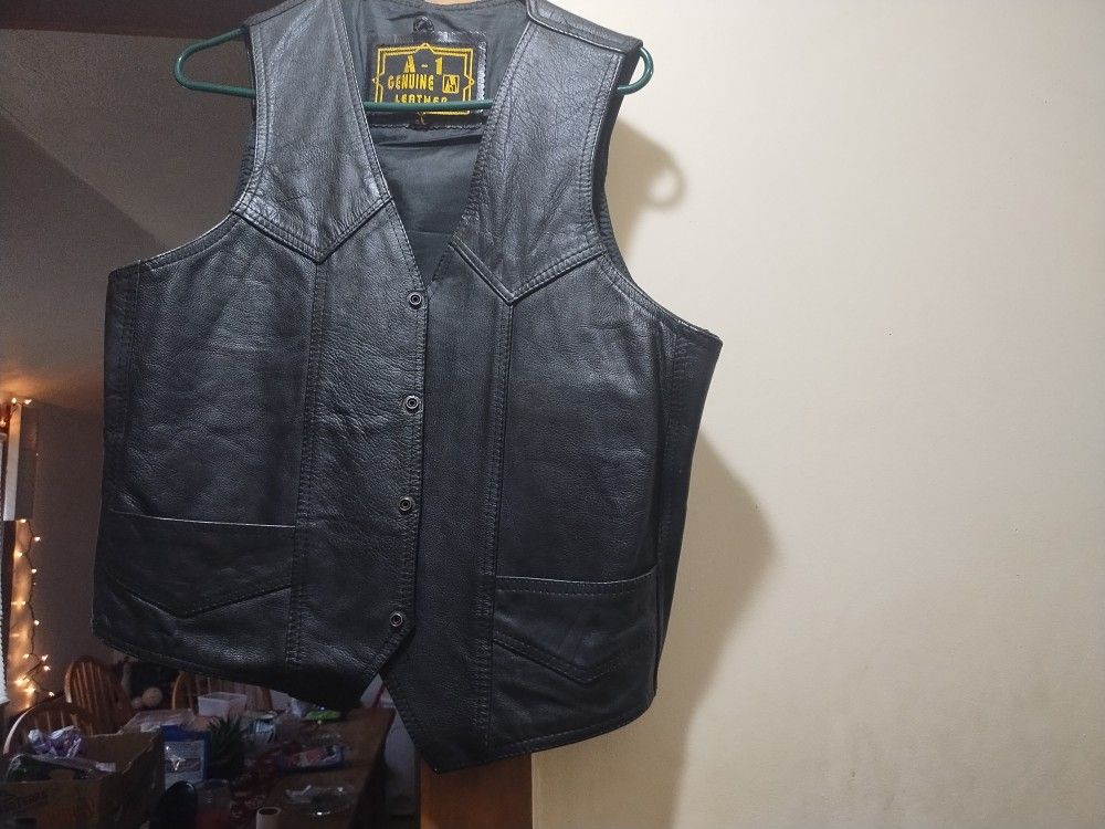 Genuine Leather Vest