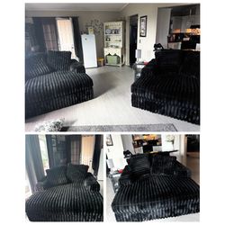 Set 2 - Oversized Sofa Chairs