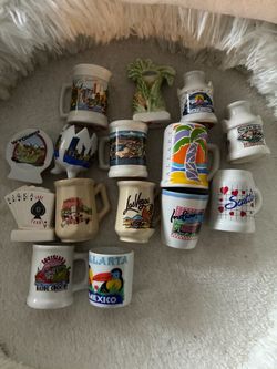 Souvenir Mini Mug Collection – 15+ Pieces