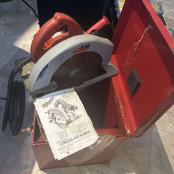 Milwaukee Heavy Duty Circular Saw And Box