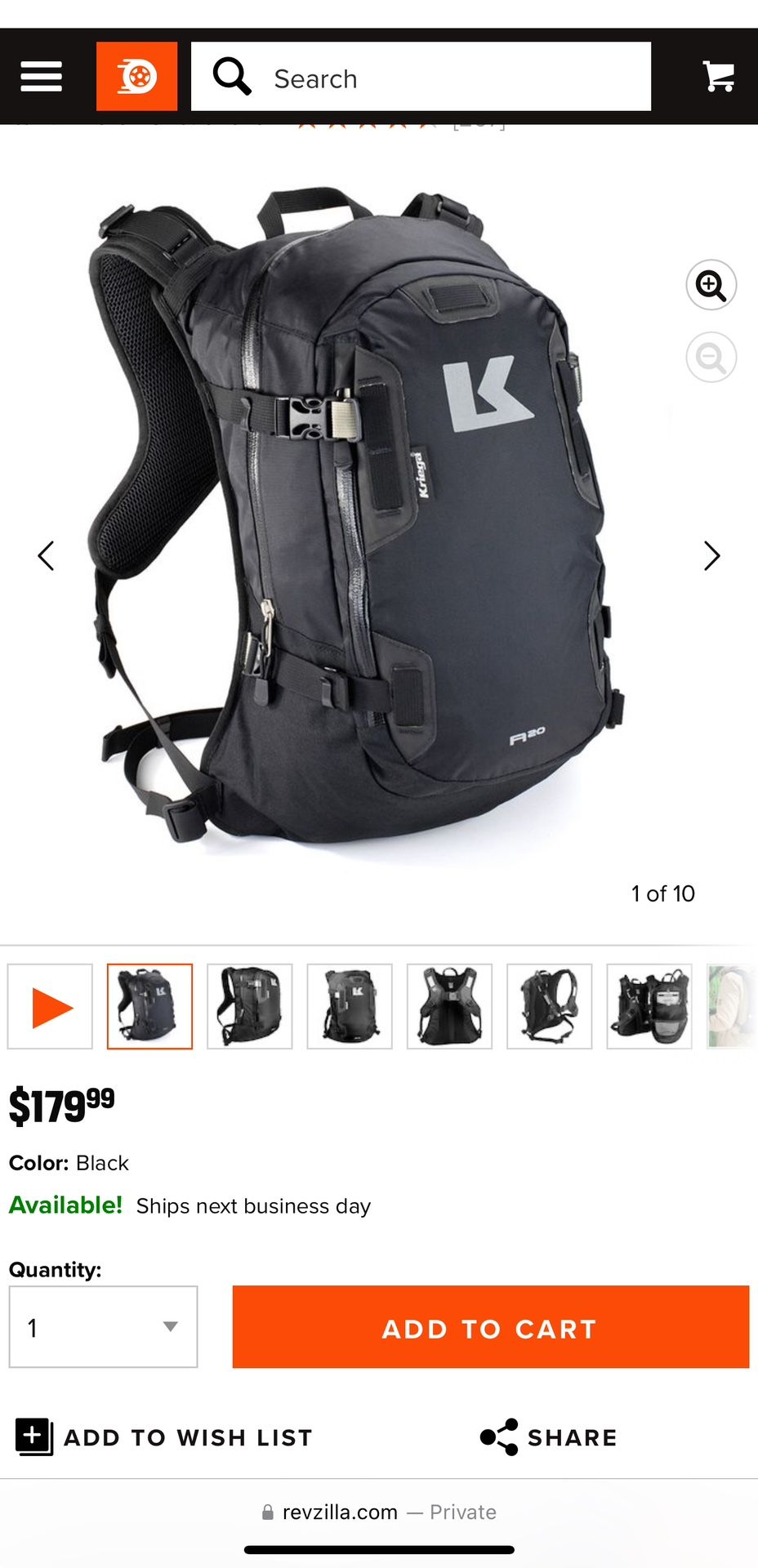 Motorcycle Backpack