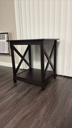 Dark Brown New End Table