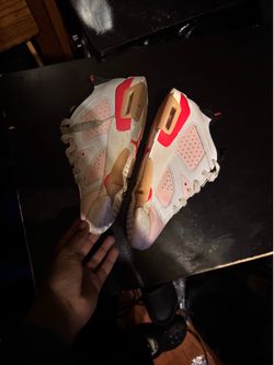 pink jordans size 4y