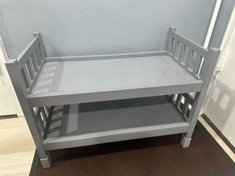 American Doll Grey Bunk Bed
