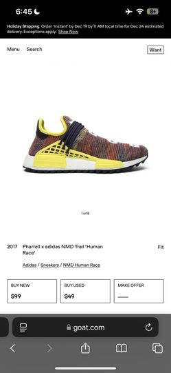 Pharrell Adidas X NMD Human Race Multi-Color