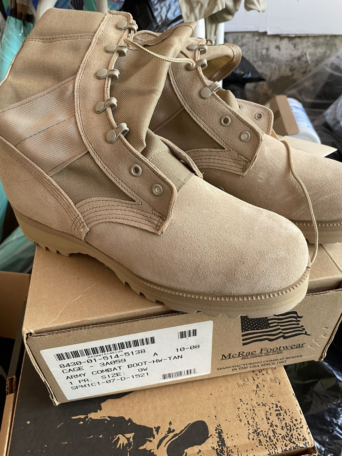 McRae Army Combat Boot Tam Cage 3A059