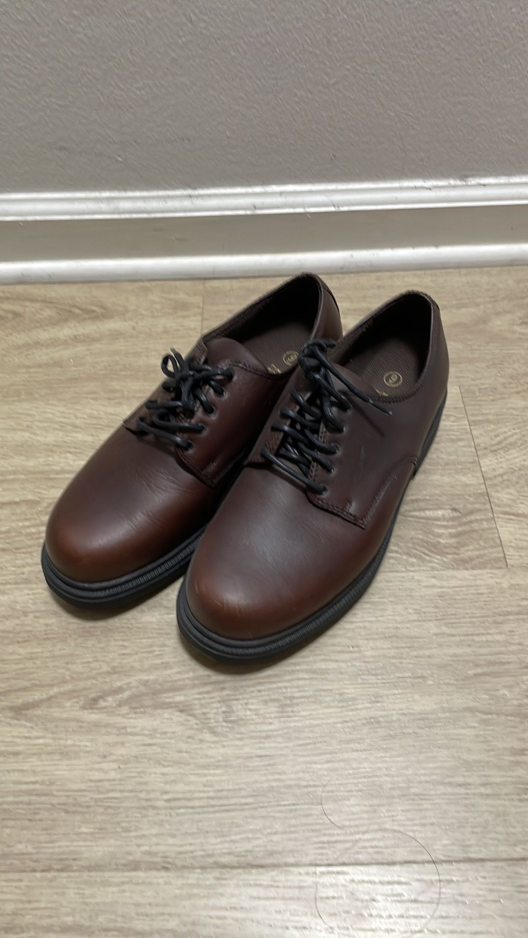 Hunters Bay Shoes Mens 9 Oxford Classic Chunky Leather Retro Professional Formal