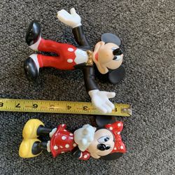Mickey & Minnie figurines
