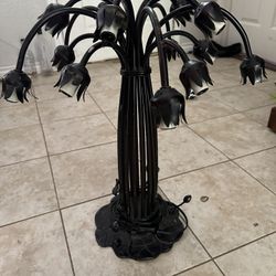 Vintage 15 Arm Lily Lamp