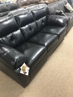 brand new leather couch!