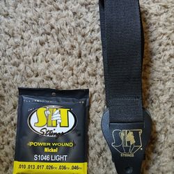 Guitar Strap And Strings