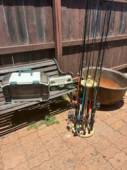 10 rods & reels $200 takes