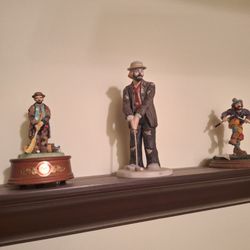 Emmett Kelly Golf Statues 