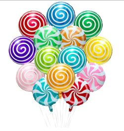 Round Lollipop Balloon Sweet Candies Lollipop Party Decorations For Birthday