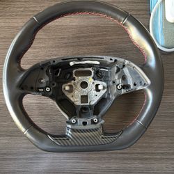 C7 2014-2019 CHEVROLET CORVETTE FLAT BOTTOM STEERING WHEEL