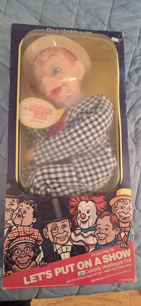 Vintage Mortimer Snerd Ventriloquist Dummy