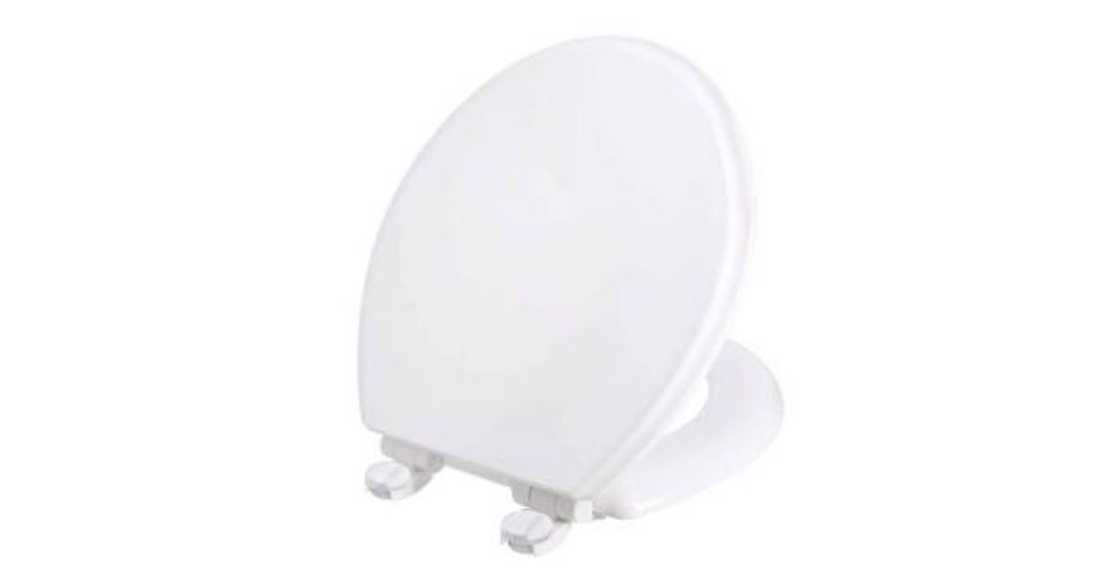 Mainstays Round Adult/Child Wood Toilet Seat with Plastic Potty Ring Brand: Mainstays Model: 79759