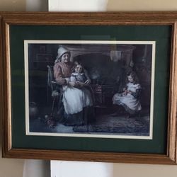William Kay Blacklock Framed Print By The Fireside