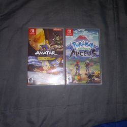 Nintendo Switch Games (Avatar & Pokémon)