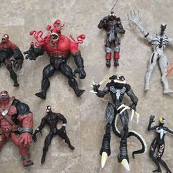 Venom Symbiote Action Figure Lot Comic Book Characters