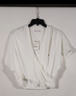 ZARA White Blouse NWT Size Small