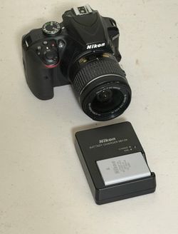 Nikon D3400 DSLR - With Stock Lense 18-55mm