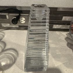 Crystal Candle Holder Single