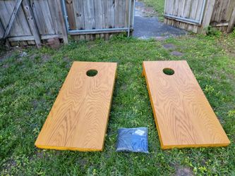 Cornhole Official Size Solid Wood NEW