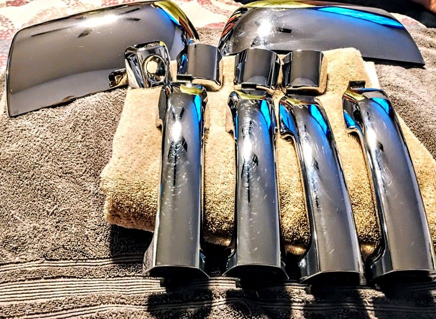 2012 Toyota Limited Crew max Door Handle Mirror Caps Chrome