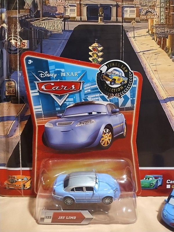 Disney Pixar Cars Jay Limo - Final Lap Series Card 2010 Mattel