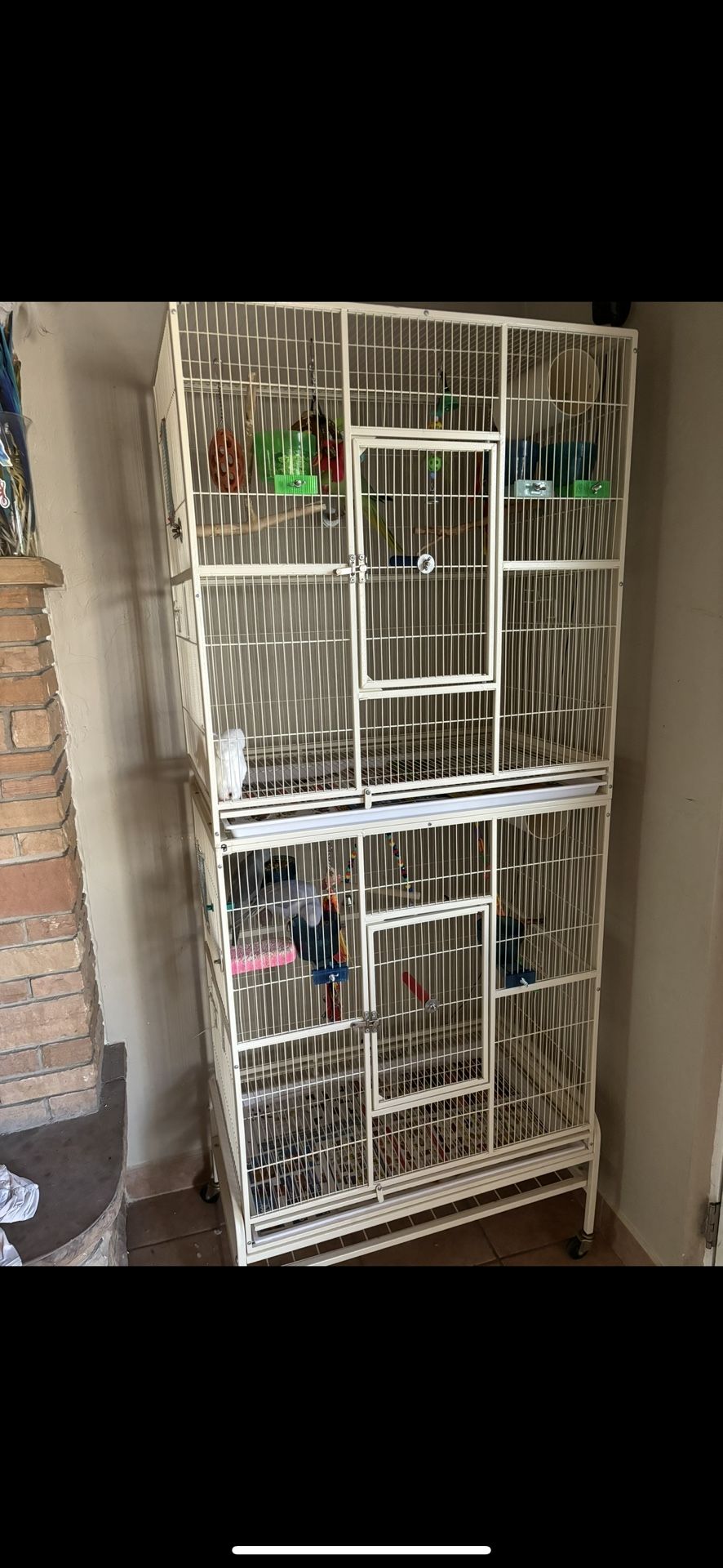 Double Parrot Cage