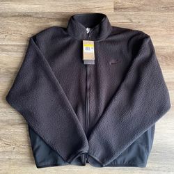 Nike Men's Black Club Fleece Sherpa Winterized Jacket
