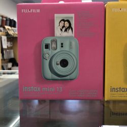 Fujifilm Instax Mini 13 Lagoon Green Brand New 