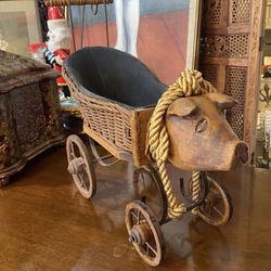 Antique Piggy Wagon, 23 Wide 19 Tall