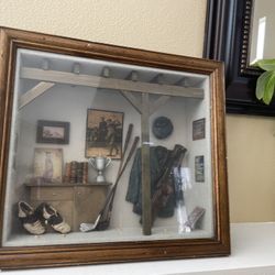 Great fathers Day Gift 3DGolf Display Wall Art  13.5 x 15.5 inches