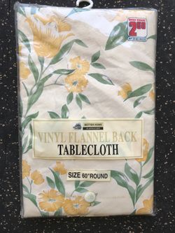 Vinyl table cloth