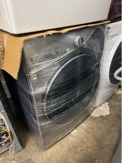 Lg front load stainless washer