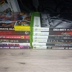 Xbox 360 Games Lot (💲15 Each & Up)