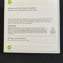 Apple AirPods Gen 4 ANC Brand NEW In Box
