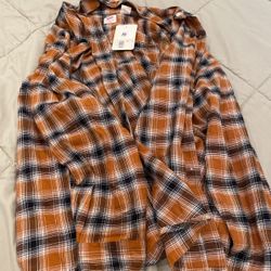 Womens levi XL Plaid Shirt 