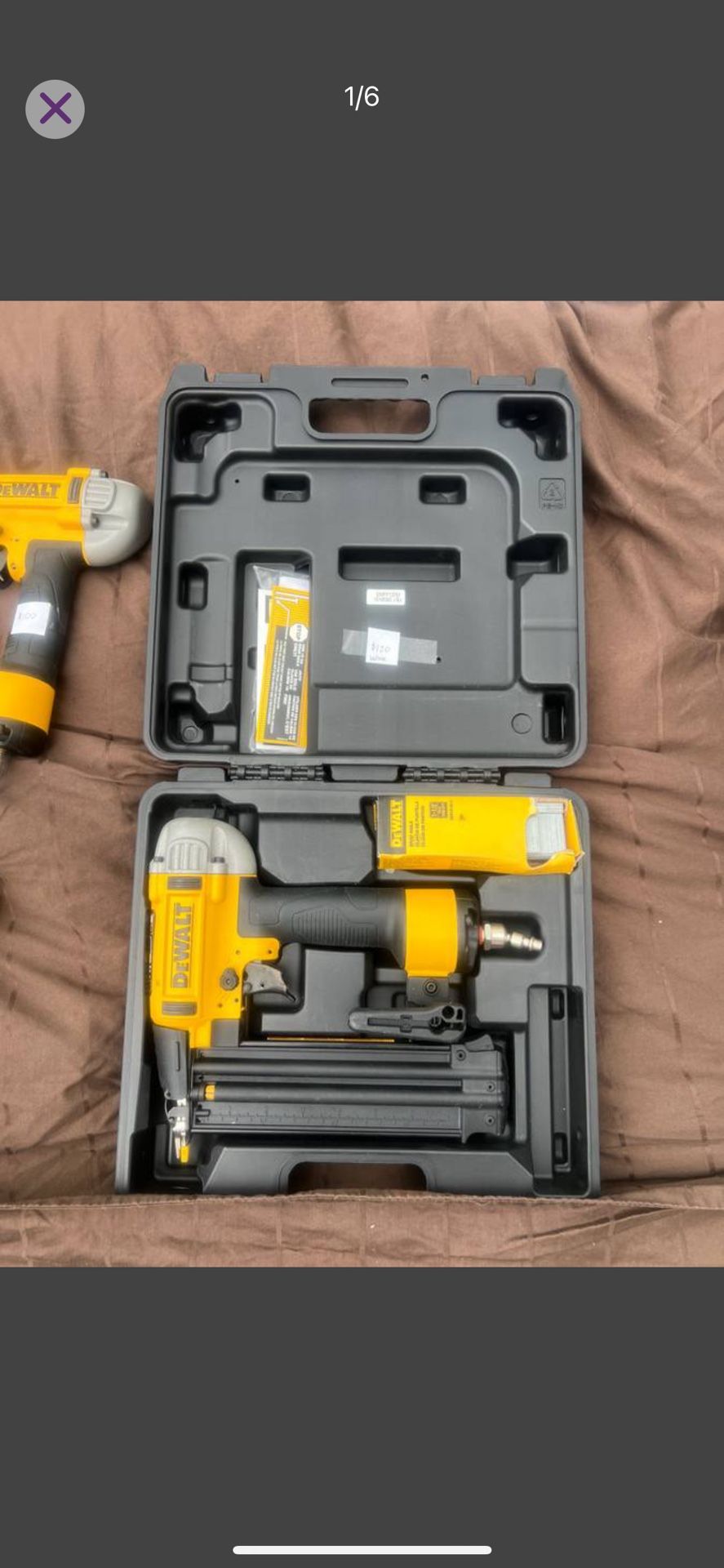 DEWALT Nail Gun With Case