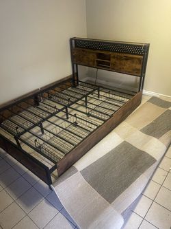 Bed Frame & Rug