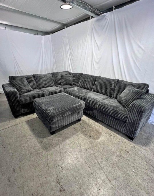 Cozy Modern Sectional Ottoman Storage unite Sofa