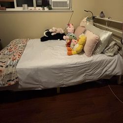 Twin Mattress With Bedframe 