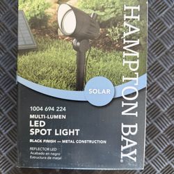 Hampton Bay 150-300  Lumens Solar Spot Lights  Rotal Of 6