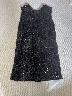 Black Sequin Sleeveless Mini Dress